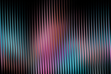 Abstract vertical lines background with blurred colorful light effect