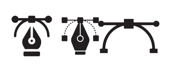 Calligraphy and Vector Editing Symbols