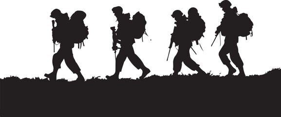 Loyal Troops Walking as One