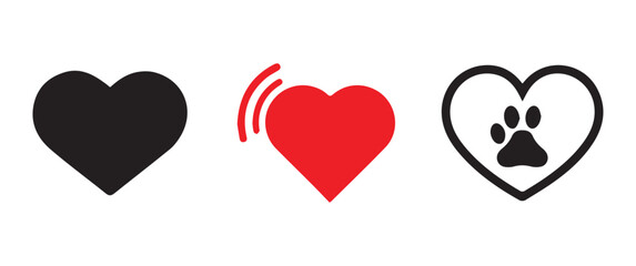 Heart Symbol Variation for Valentine’s Day