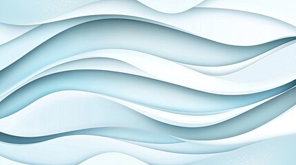 Obraz premium Abstract Blue Wave Layers Design Background