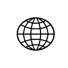 Globe Grid Symbol