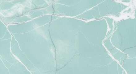 Obraz premium A turquoise marble countertop with a white background.