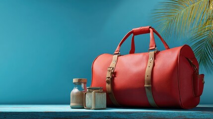 Travel and tourism concept, ravel bag. 