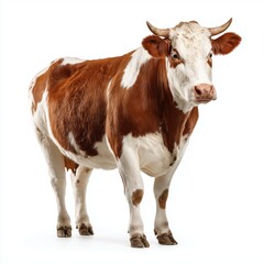 Cow isolated on white background cut out png