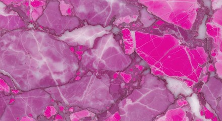 Fototapeta premium A close-up of a pink and purple marble surface with a pink and purple color scheme.