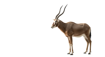 Addax  with transparent png  background