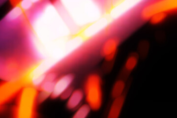 Colorful smeared shining blurry light glowing leaks, Ideal as background overlays, dreamy visual layers, or atmospheric motion design elements for video projects and digital art.  Defocused Effect. 