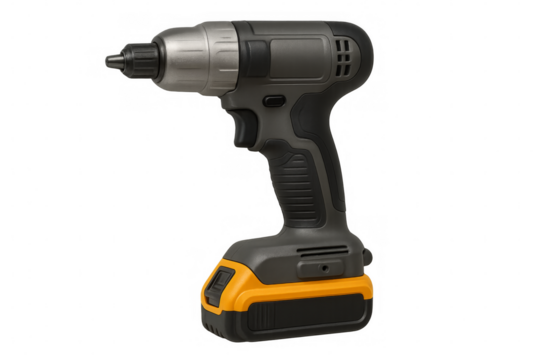 Cordless impact driver power tool with battery - Powered by Adobe