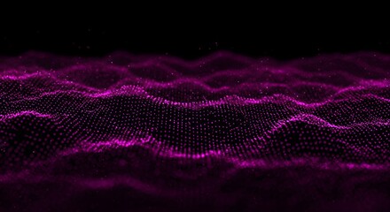 Abstract Purple Data Stream Visualisation Background