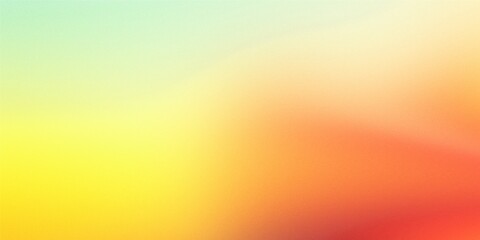 Obraz premium Soft Abstract Gradient of Yellow Orange and Red with Light Teal Hue image photo