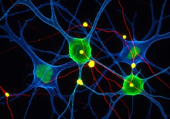Neurons and Synapses in the Brain.