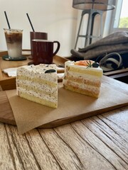 한국의 카페 커피와 디저트