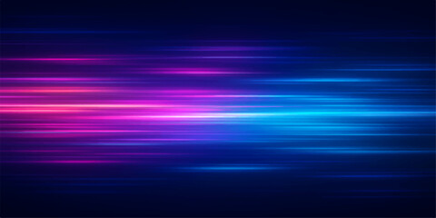 Abstract blue background with light rays and motion design