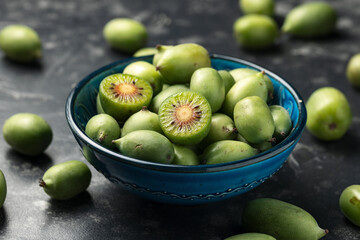 Kiwi Berries Healthy Fruit Snack in a bowl