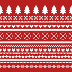 Beautiful Christmas pattern. Design for wallpaper, card, template, print, vector, illustration, cover, cloth decorative paper, shirt