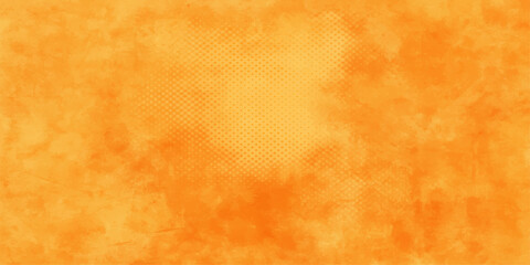 Fototapeta premium Textured vintage paper with an orange grunge pattern and aged parchment stains