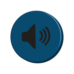 Multimedia button icon design template