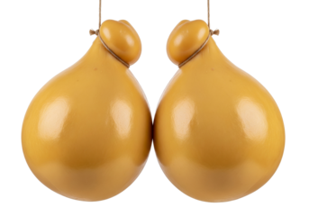 Caciocavallo cheese isolated on transparent background