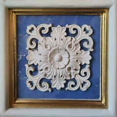 Detail of old European building 