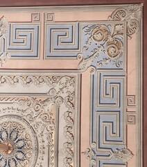 Detail of old European building 