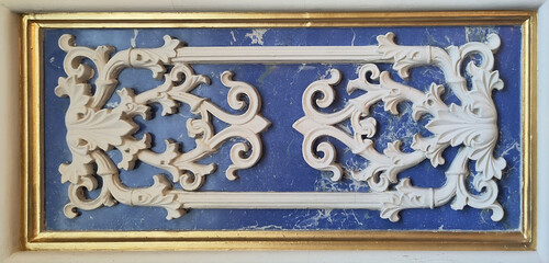 Detail of old European building 