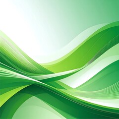 Abstract green wavy background