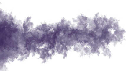 Jagged Violet Border with Textured Edge abstract dark isolated on a transparent background