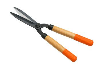 Garden Hedge Shears Tool Isolated on a Transparent Background