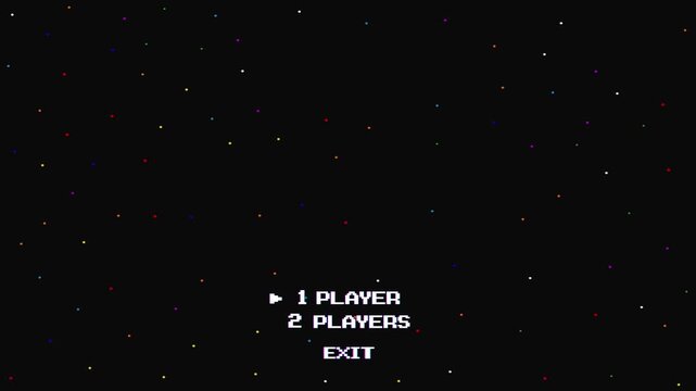 START GAME. pixel art .8 bit game. retro game. for game assets. arcade gaming.