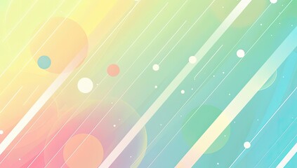 Gradient Abstract Backdrop with Circles and Lines for Wallpaper or Presentation Use