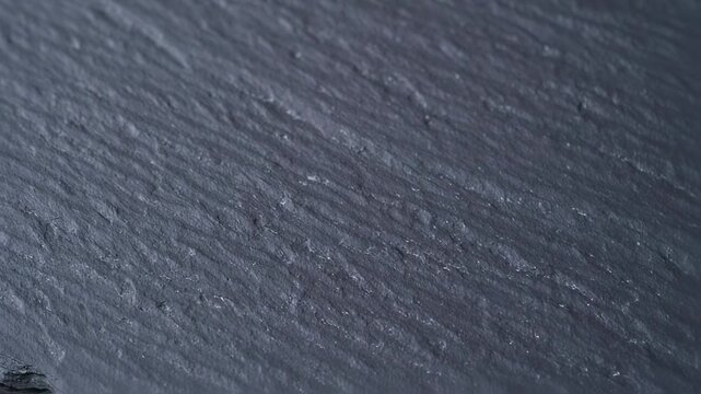 Dark Gray Slate Stone Texture Background Video.