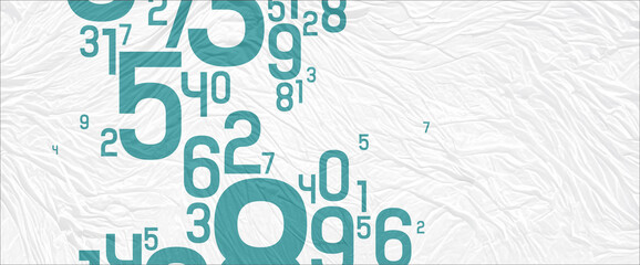 abstract background with numbers	