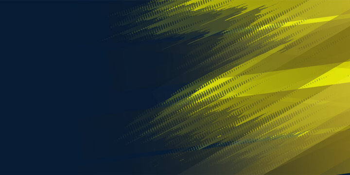 Yellow halftone on blue background. Vector dotted sparkles or halftone shine pattern texture Pop Art Style Background.