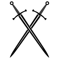 two crossed swords