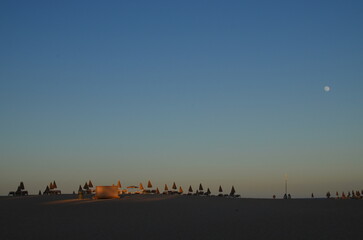 beautiful view of the nature reserve by the ocean