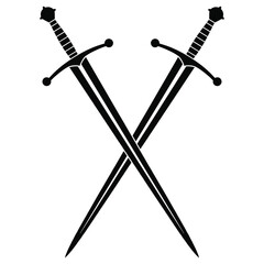 two crossed swords