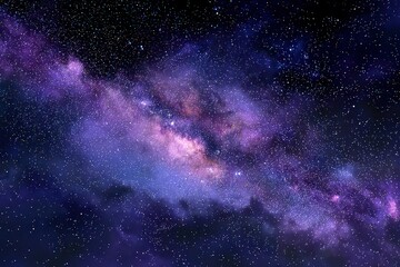 Fototapeta premium Abstract Colorful Starry Night Sky