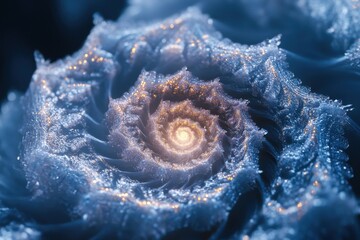 Close-up of a flower with water droplets.