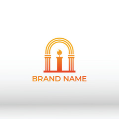 Candle Archway Logo for funeral Service