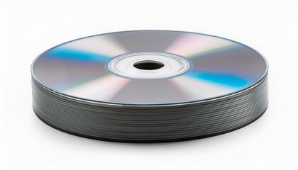 cd dvd disc isolated on white background