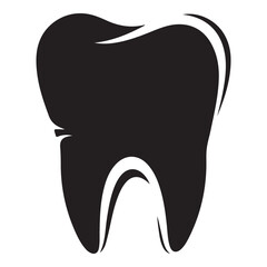 dental logo design vector silhouette  vector  illustration design.