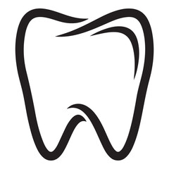 dental logo design vector silhouette  vector  illustration design.