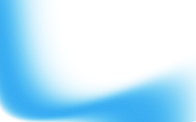 Abstract blue gradient flowing over transparent background
