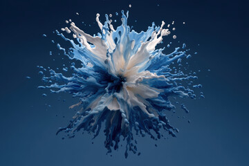 Liquid explosion of color feels so vibrant