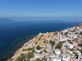 Naklejka premium Aerial view of beautiful landscape