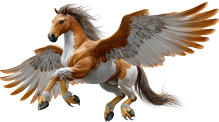 Beautiful winged horse