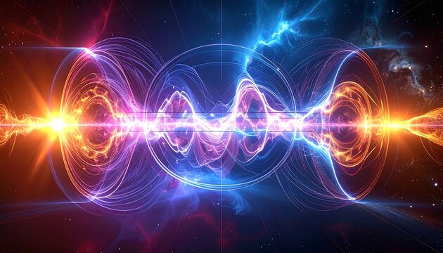 Abstract Energy Waves.