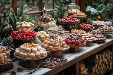 Table filled with various delicious food items.