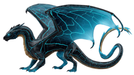 green dragon on white background